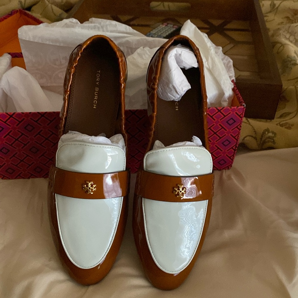 Tory Burch Ballet Loafer Spongy Patent